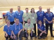 Nejlepší tři družstva: Bowling Magazín, expert King Pins a Bowland Olomouc